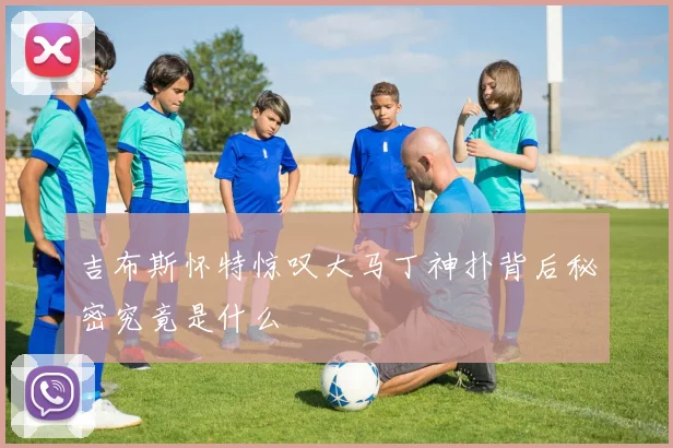 吉布斯怀特惊叹大马丁神扑背后秘密究竟是什么
